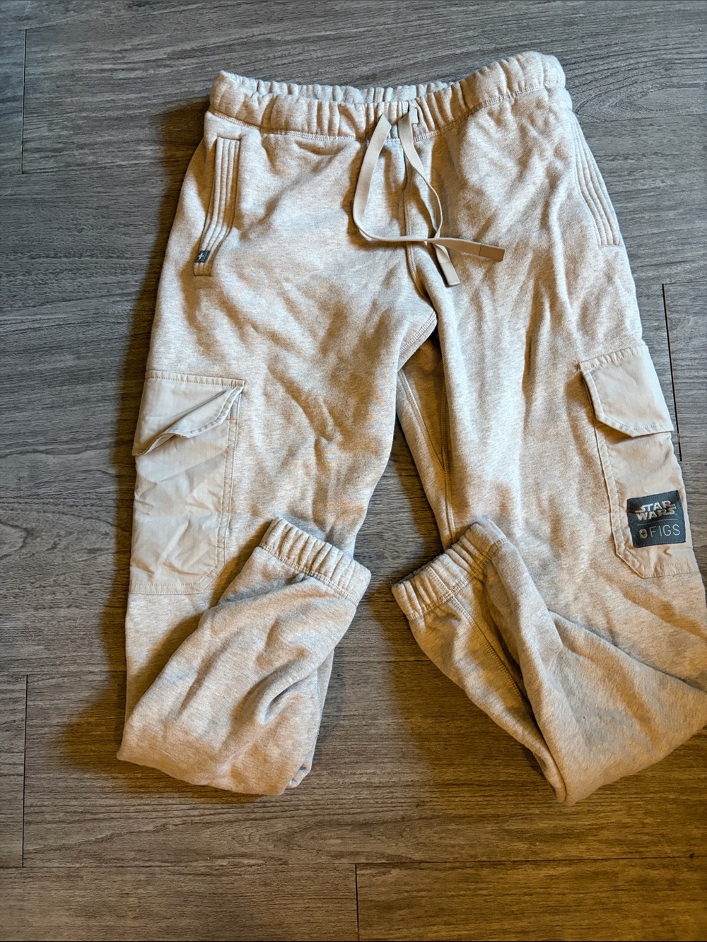 FIGS Star Wars Beige Cargo Joggers